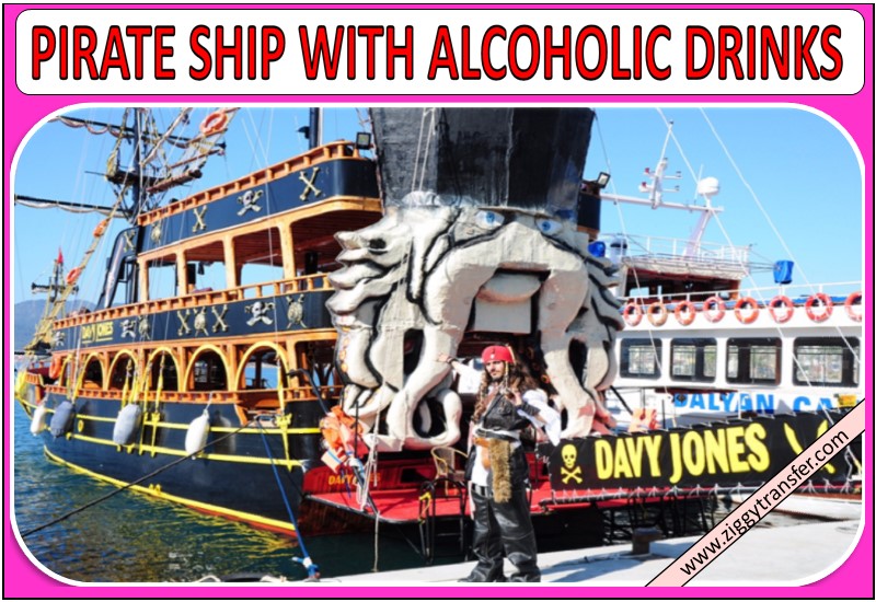 Marmaris Pirate Ship With Alcoholic Drinks